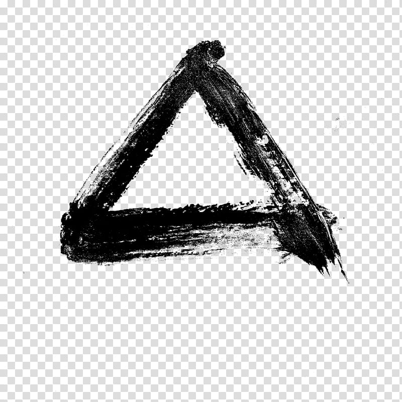 Zen Genesis A Brushes Set , triangle black transparent background PNG clipart