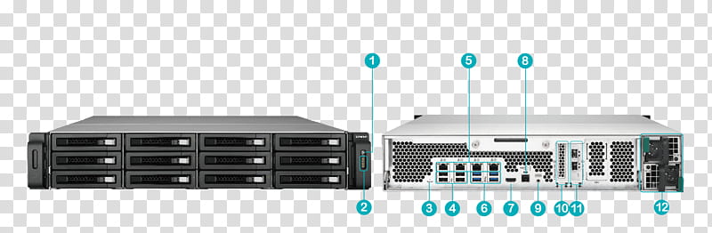 Network, Qnap Tvsec1280usasrp, Serial Attached SCSI, Networkattached Storage, Qnap Tvsec1580musasrp, Qnap Systems Inc, Data Storage, Hard Drives transparent background PNG clipart