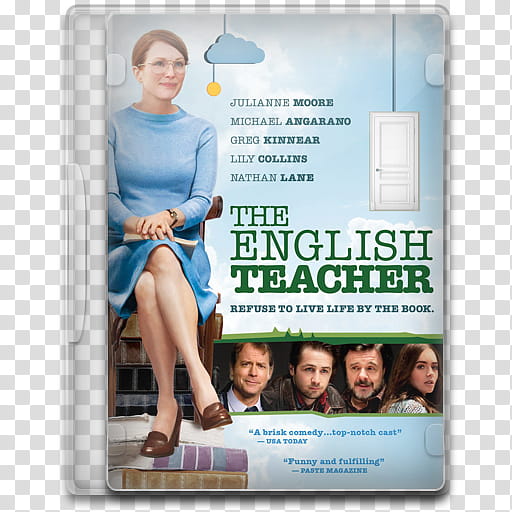 Movie Icon Mega , The English Teacher, The English Teacher DVD case transparent background PNG clipart