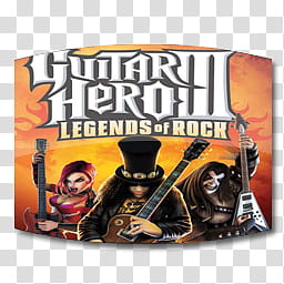 Cinema dock icons, GuitarHero, Guitar Hero III legends of rock illustration transparent background PNG clipart