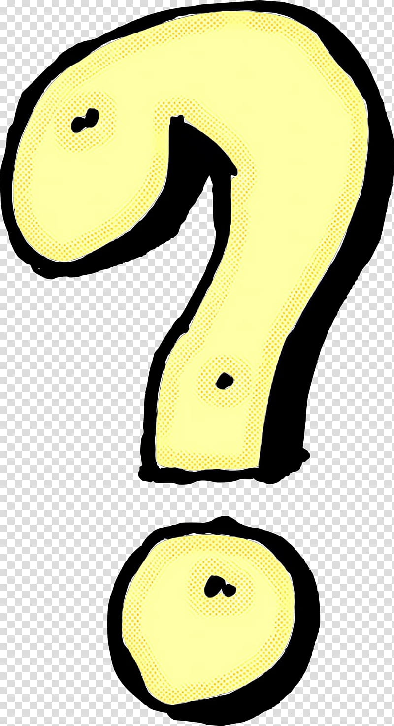 Question Mark, Exclamation Mark, Punctuation, Yellow, Number, Smile, Symbol transparent background PNG clipart