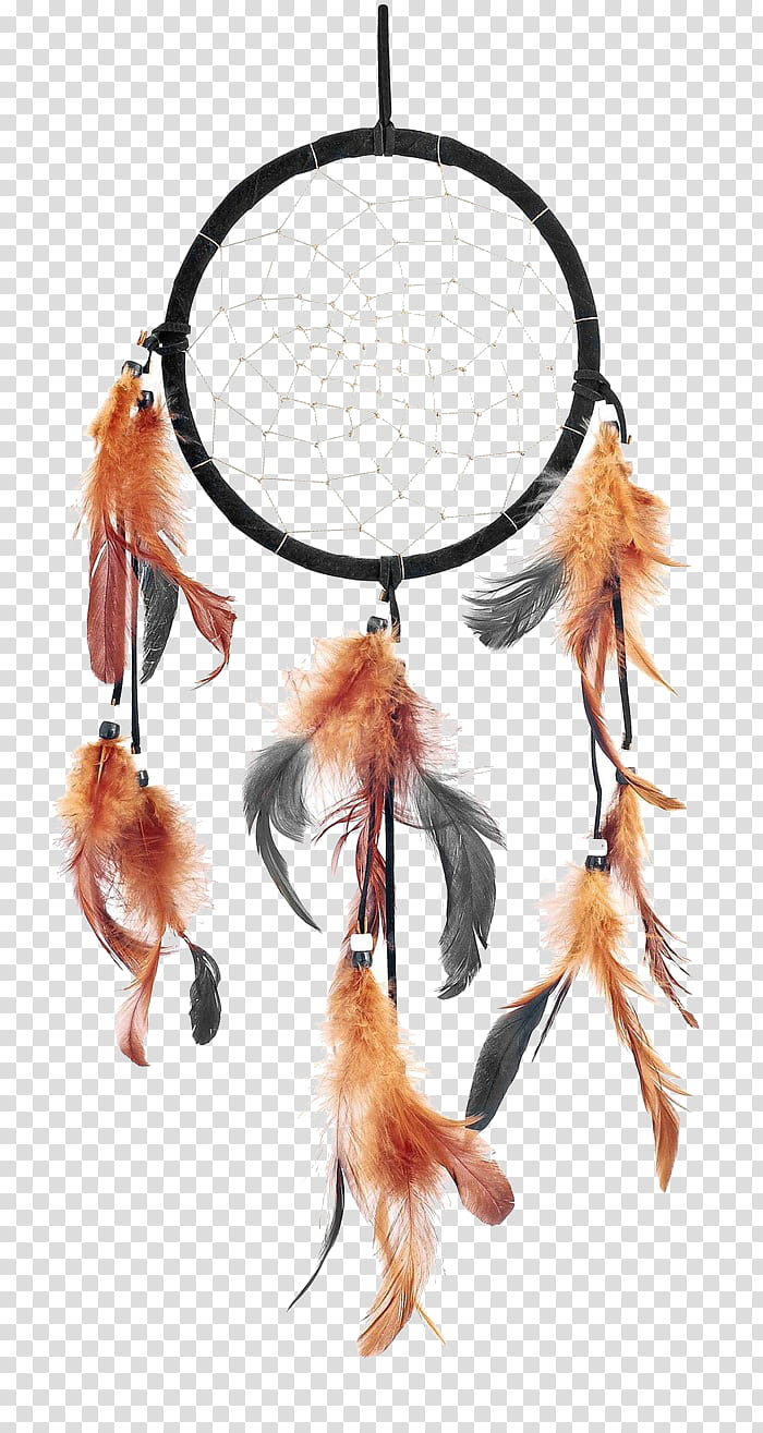 Dream Catcher, brown and black dream catcher transparent background PNG clipart