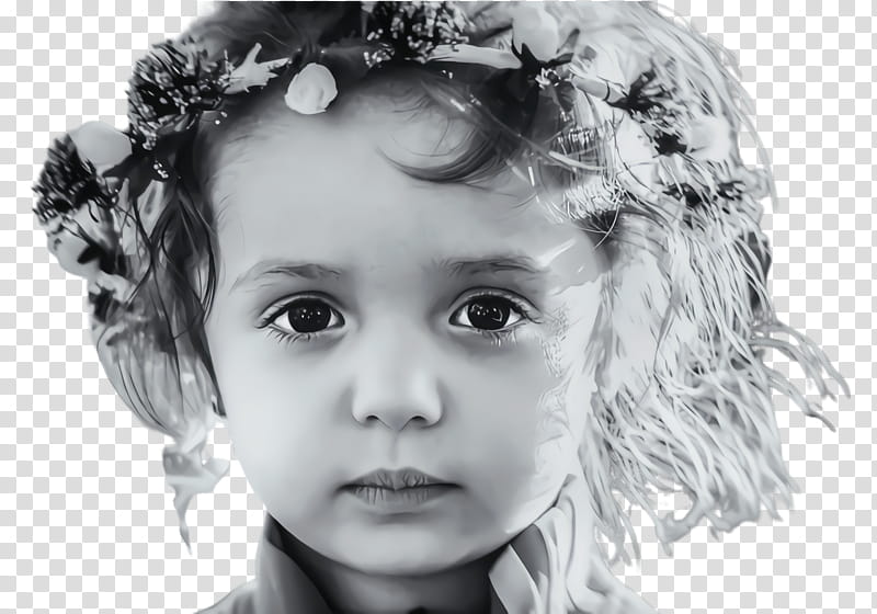 Little Girl, Kid, Child, Cute, Black And White
, Boy, Portrait, Woman transparent background PNG clipart