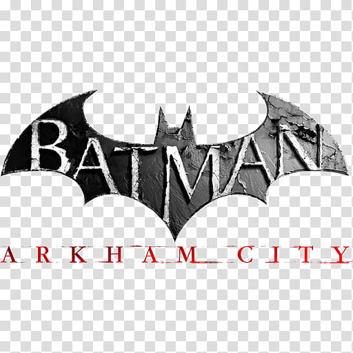 Batman Arkham Asylum and City icon, Batman Arkham City, Batman Arkham City logo transparent background PNG clipart