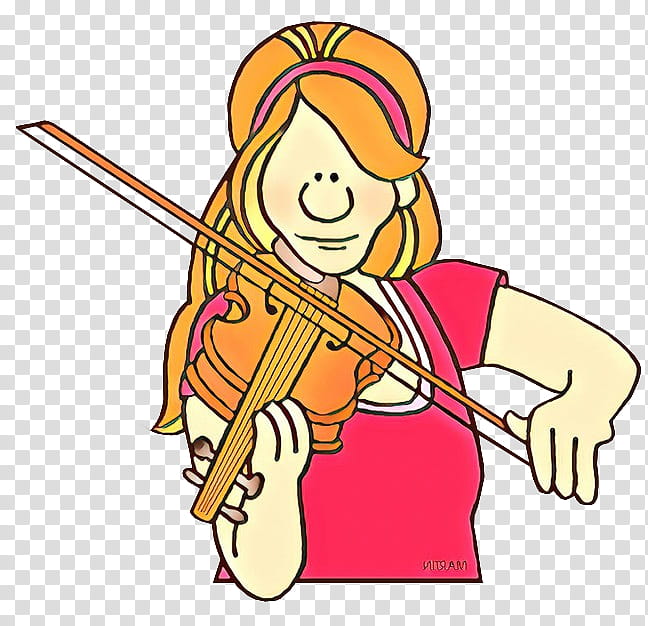 cartoon finger musical instrument violin, Cartoon, Violin Family transparent background PNG clipart