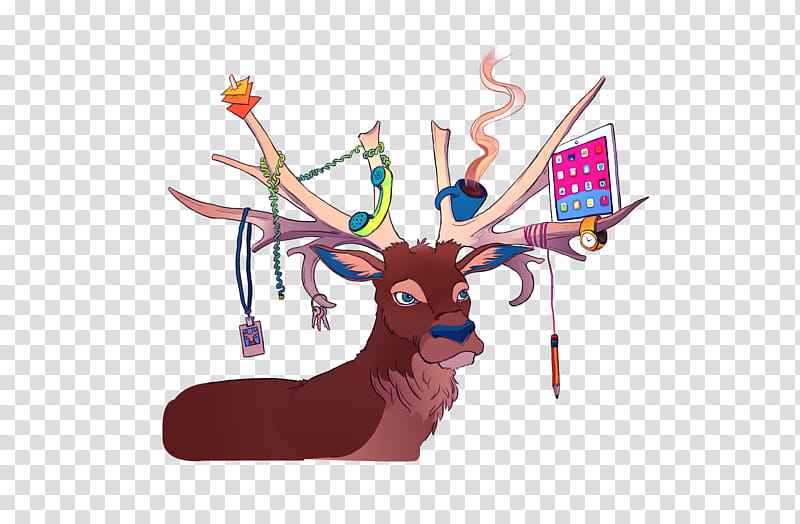 Reindeer, Animation, Advertising, Motion Graphics, Concept Art, Cartoon, Page Layout, 2018 transparent background PNG clipart