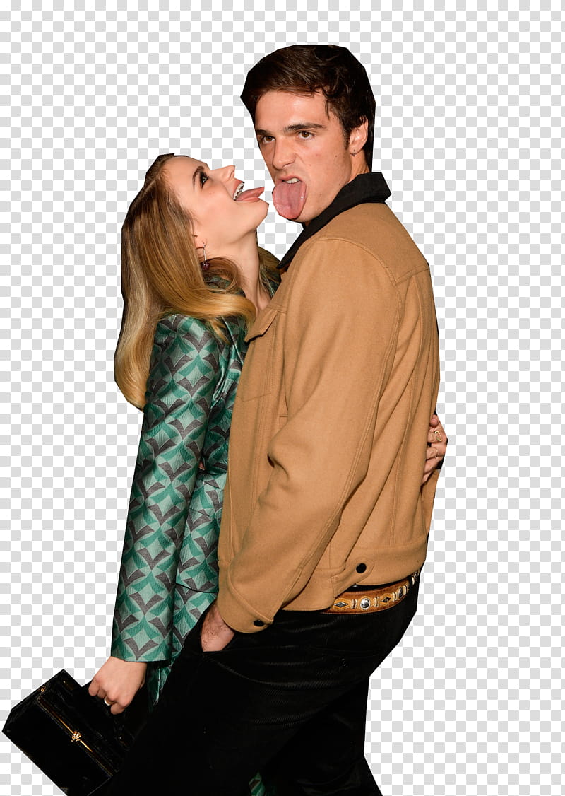 Joey King Y Jacob Elordi transparent background PNG clipart