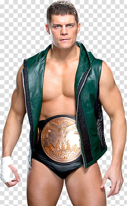 Cody Rhodes WWE Tag Team Champion    transparent background PNG clipart
