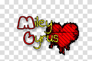 Texto de Miley Cyrus transparent background PNG clipart thumbnail