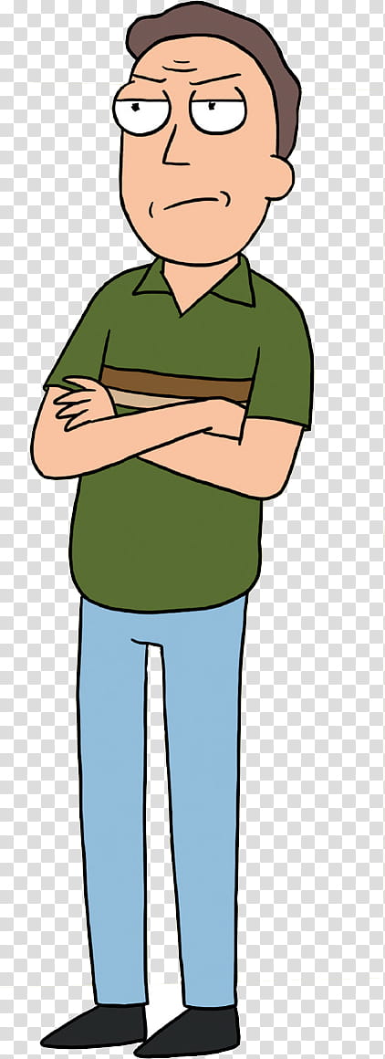 Rick and Morty HQ Resource , male cartoon character in green shirt transparent background PNG clipart
