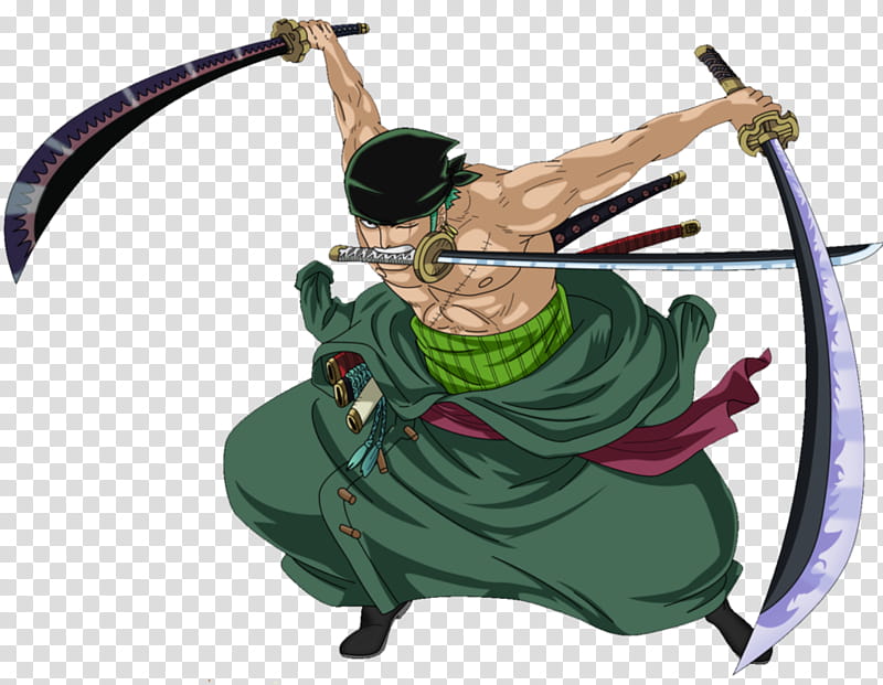 RENDER One piece, Zoro of One Piece transparent background PNG