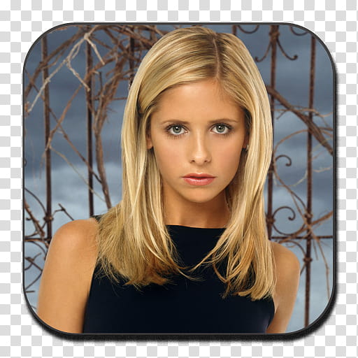 Buffy the Vampire Slayer Flurry TV Icon Set, Buffy transparent background PNG clipart