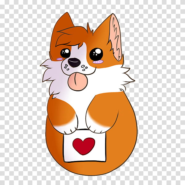 Cat And Dog, Whiskers, Pembroke Welsh Corgi, RED Fox, Sticker, Snout, Cartoon, Orange transparent background PNG clipart