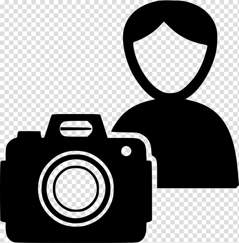 Camera Silhouette, graphic Film, Digital Slr, Singlelens Reflex Camera, Digital Cameras, Digital , Camera Lens, Black transparent background PNG clipart