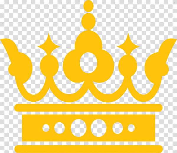 King Crown, Logo, Sticker, Headgear, Yellow, Line transparent background PNG clipart