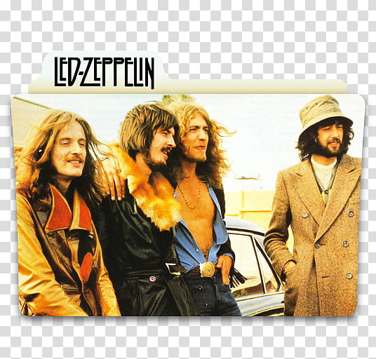 Led Zeppelin Folders, Led Zeppelin_ transparent background PNG clipart