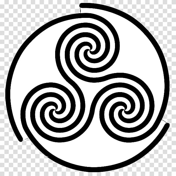 Triskelion Black And White, Spiral, Celtic Knot, Celts, Symbol, Triple Goddess, Triquetra, Black And White transparent background PNG clipart