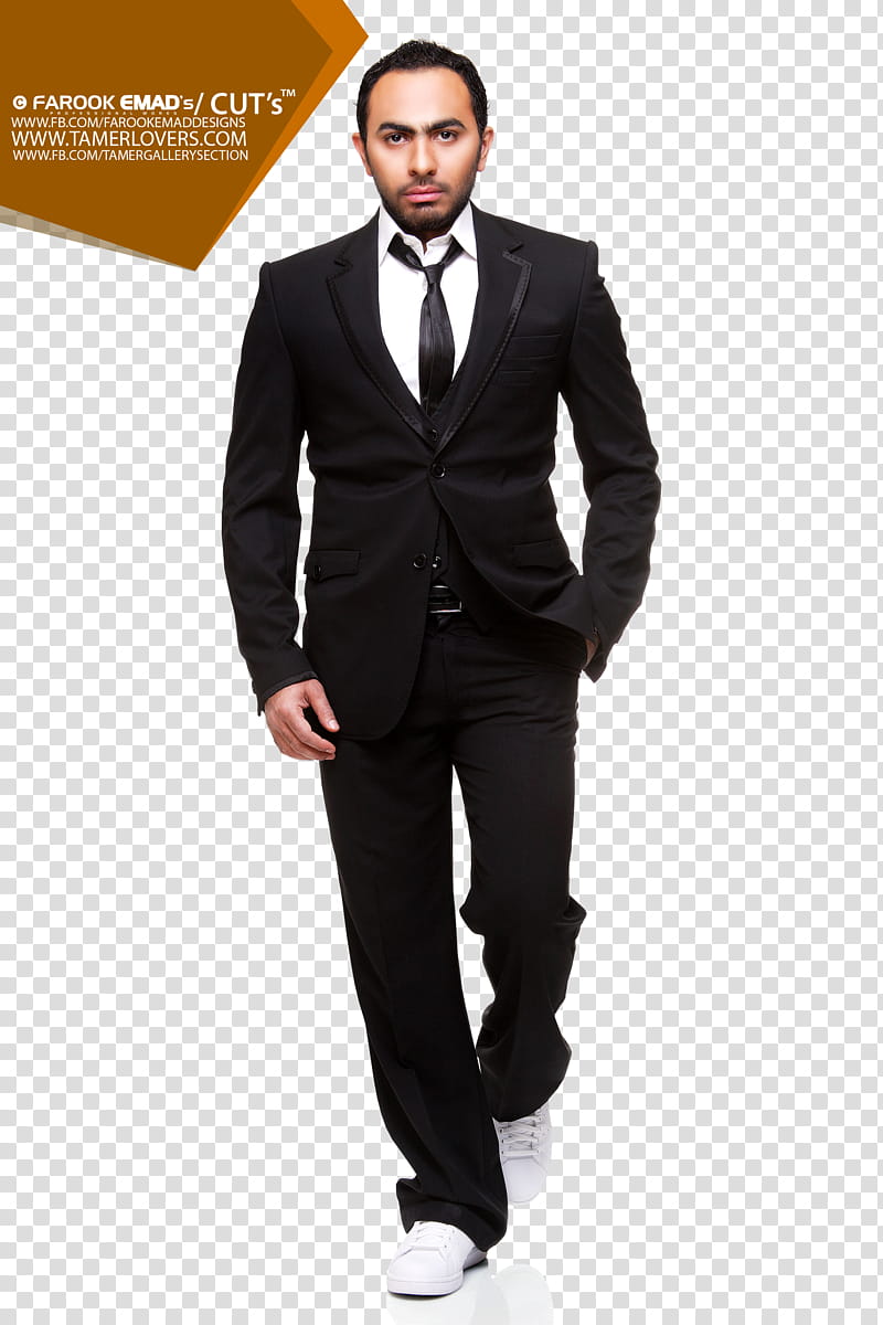 Ha esh Hayati , man in black formal suit transparent background PNG clipart
