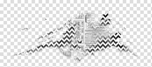 Visual Chaos V, white and black chevron illustration transparent background PNG clipart