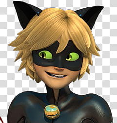 Miraculous Ladybug And Chat Noir, black cat suited female cartoon character transparent background PNG clipart