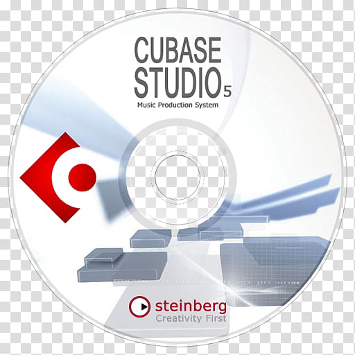 Steinberg Group v, Cubase Studio compact disc transparent background PNG clipart