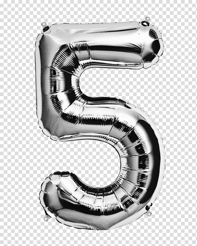Numeros de globo, grayscale graphy of  balloon transparent background PNG clipart