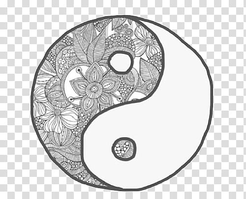 Overlays, gray and black yin/yang illustration transparent background PNG clipart