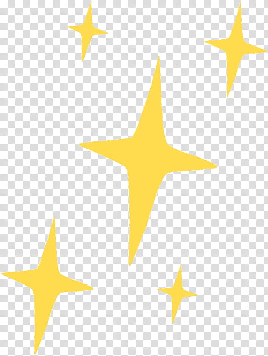 Cute Filters, yellow stars transparent background PNG clipart