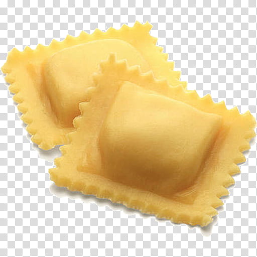 yellow ravioli cuisine food pastel, Agnolotti, Dish transparent background PNG clipart