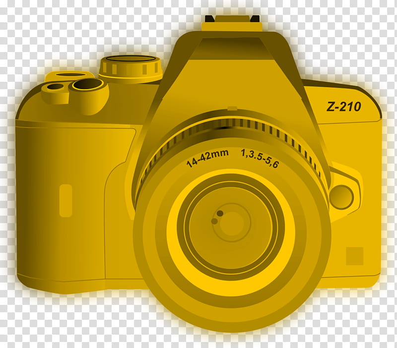 Camera, Digital Cameras, Data, Digitaalisuus, Filename Extension, Yellow, Cameras Optics, Hardware transparent background PNG clipart