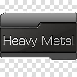 MX Icons DARKFOLD, Heavy Metal, Heavy Metal text transparent background PNG clipart