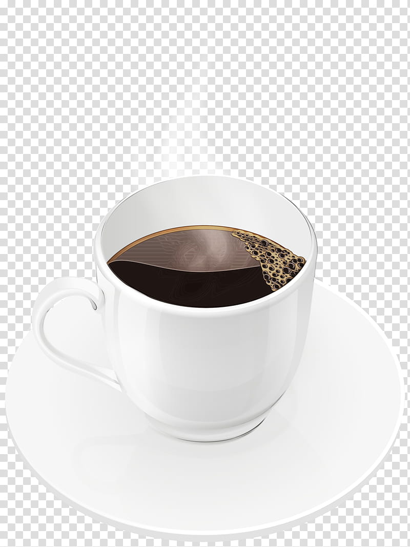 Coffee cup, Watercolor, Paint, Wet Ink, Teacup, Drinkware, Saucer, Serveware transparent background PNG clipart