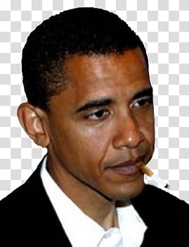 Obama Smoke Xlarge transparent background PNG clipart