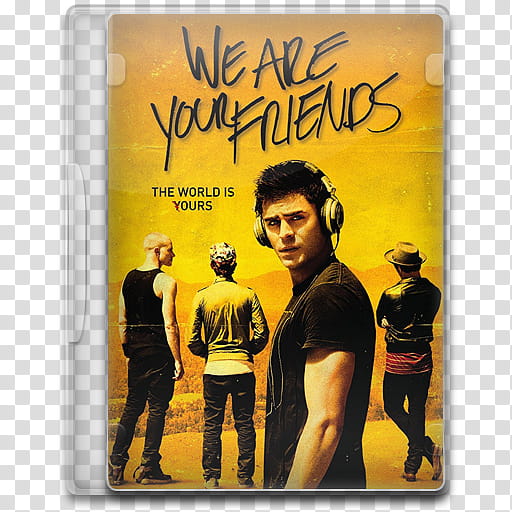 Movie Icon , We Are Your Friends, We Are Your Friends DVD case transparent background PNG clipart