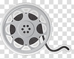 Movie, film reel transparent background PNG clipart