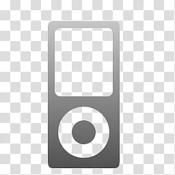 Web ama, black and white iPod Nano transparent background PNG clipart