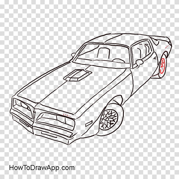 Book Black And White, Pontiac Firebird, Drawing, Line Art, Car, Painting, Coloring Book, Silhouette transparent background PNG clipart