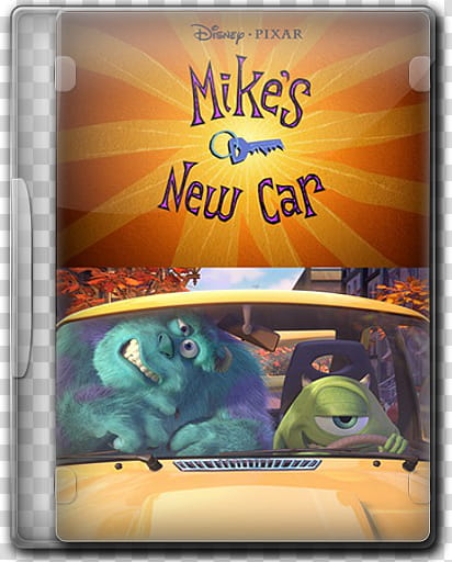 Pixar Short Movie Icon Complete Collection  , () Mike's New Car transparent background PNG clipart