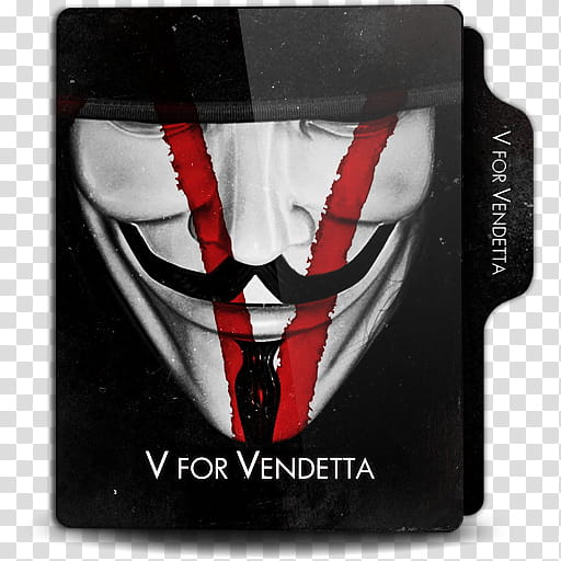 V for Vendetta  Folder Icon, V for Vendetta () transparent background PNG clipart