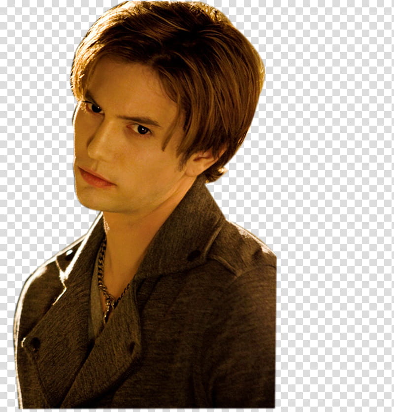 Jasper hale, Twilight character wearing gray coat transparent background PNG clipart