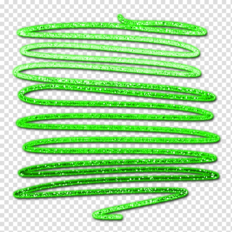 green glittered brush line transparent background PNG clipart