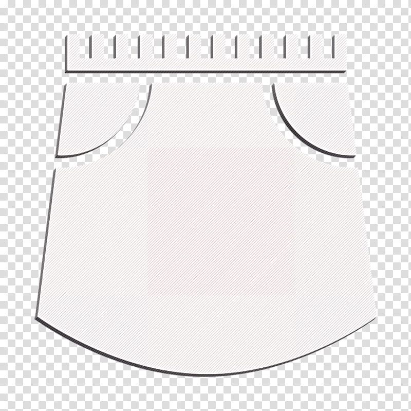 Clothes icon Skirt icon Garment icon, White, Rectangle transparent background PNG clipart