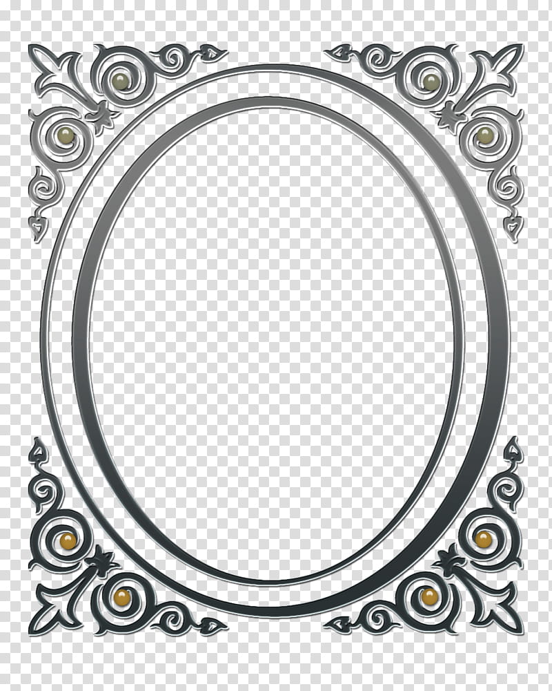 oval black mirror drawing transparent background PNG clipart