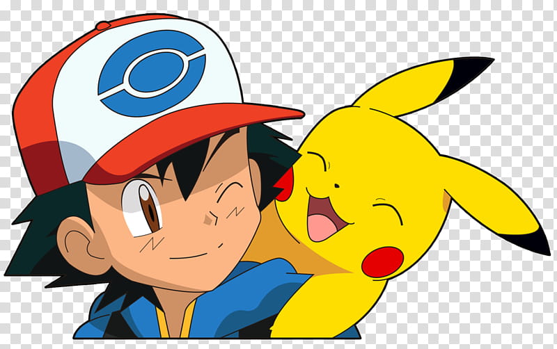 Ash y pikachu, Pokemon Ash and Pikachu artwork transparent background PNG clipart