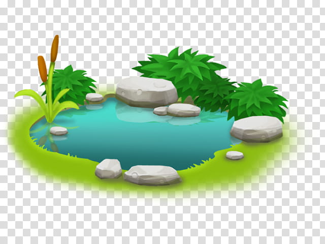 ducks in a pond clipart