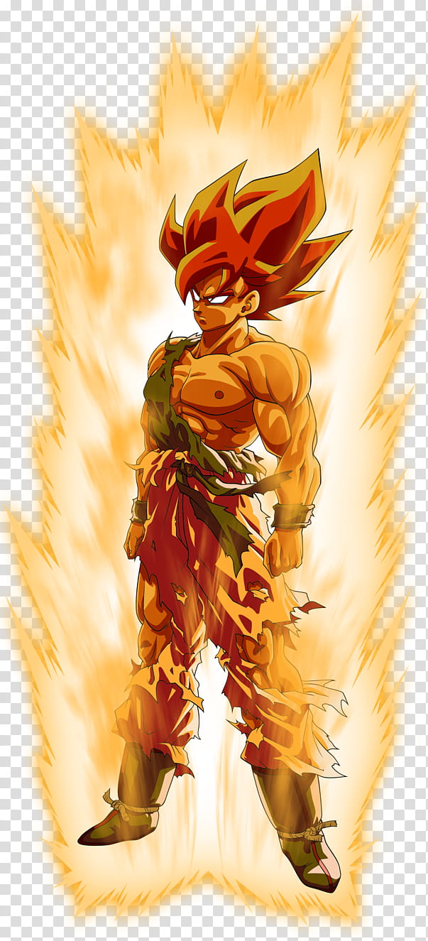 Goku SSJ (Namek), False SSJ Aura Palette transparent background PNG clipart