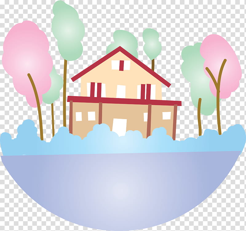 lake house building house transparent background PNG clipart