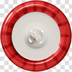 white and red clothes button transparent background PNG clipart