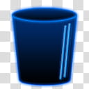 Blueminate GuiKit, blue trash bin icom transparent background PNG clipart