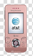 pink Sony Ericsson slide phone transparent background PNG clipart